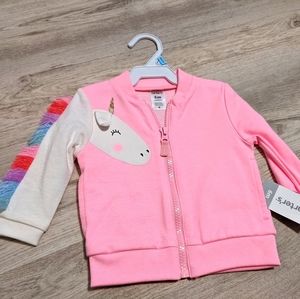 6mo girls unicorn jacket